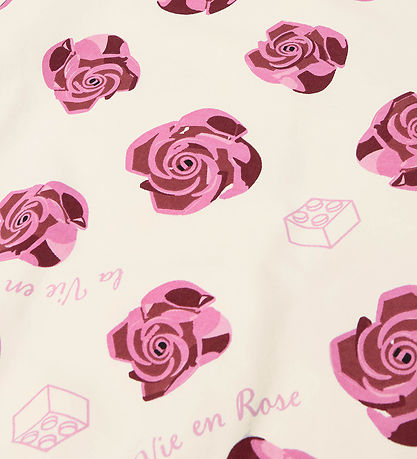 Robe en Molleton LEGO® Wear - LwSasha 600 - Blanc av. Roses Robe en Molleton LEGO® Wear - LwSasha 600 - Blanc av. Roses