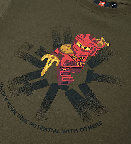 LEGO® Wear Ninjago T-shirt - LwTaffy 609 - Green
