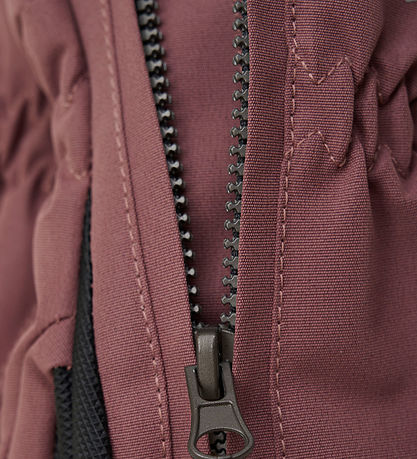 Moufles av. Fermeture éclair En Fant - Rose Taupe Moufles av. Fermeture éclair En Fant - Rose Taupe