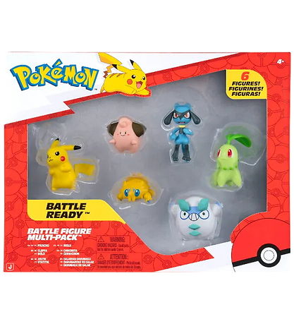 Figurine Jouet Pokémon - 6 Pack - Battle Figure Figurine Jouet Pokémon - 6 Pack - Battle Figure