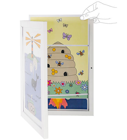 Cadre galerie Vanilla Copenhagen - A4 x 80 - Blanc Cadre galerie Vanilla Copenhagen - A4 x 80 - Blanc