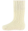Minipop Socken - Wolle - Rib - Anti-Rutsch - Off White