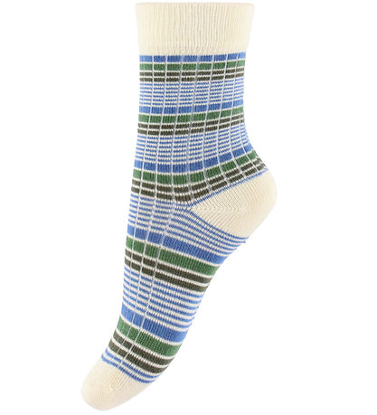 Minipop Socken - Bambus - 3er-Pack - Blue Mix
