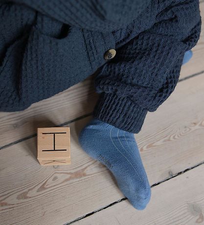Minipop Socken - Bambus - 3er-Pack - Blue Mix