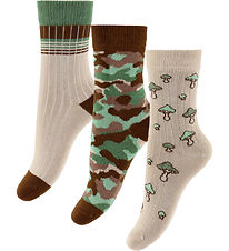 Minipop Socken - Bambus - 3er-Pack - Braue Mix
