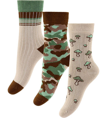 Minipop Socken - Bambus - 3er-Pack - Braue Mix