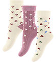 Minipop Socken - Bambus - 3er-Pack - Heart Mix