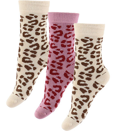 Minipop Socken - Bambus - 3er-Pack - Leo Mix