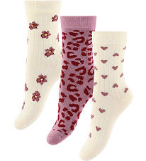 Minipop Socken - Bambus - 3er-Pack - Herbst Anemone Mix