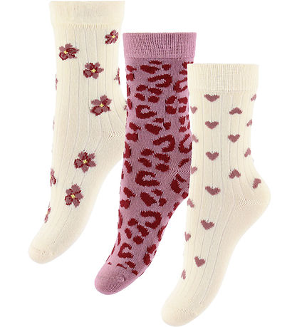 Minipop Socken - Bambus - 3er-Pack - Herbst Anemone Mix