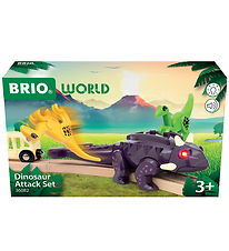BRIO World Dinosaurs w. Light and Sound - Attack Set - 4 Parts BRIO World Dinosaurs w. Light and Sound - Attack Set - 4 Parts