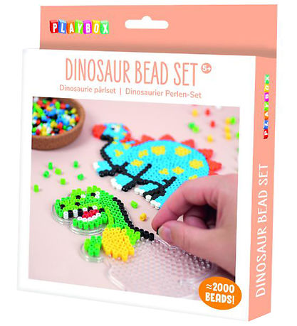 Playbox Perlen - 2000 - 2 Perlenpaletten - Dinosaurier