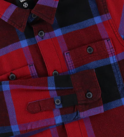 Vans Shirt - Larkspur Blanket - Bordeaux/Black
