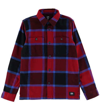 Vans Shirt - Larkspur Blanket - Bordeaux/Black