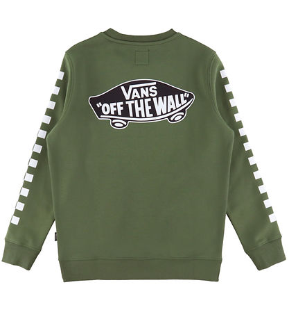 Vans Sweatshirt - Exposition Check II - Pine Forest w. Print