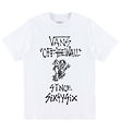 Vans T-shirt - Easy Loose - White w. Print
