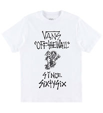 Vans T-shirt - Easy Loose - White w. Print