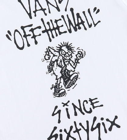 Vans T-shirt - Easy Loose - White w. Print