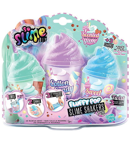 Slime DIY So Slime - Fluffy Pop Slime Shakers - 3 Pack Slime DIY So Slime - Fluffy Pop Slime Shakers - 3 Pack