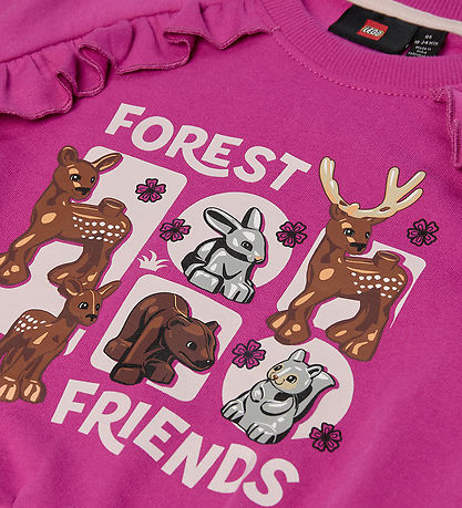 Duplo Sweat-shirt LEGO® Wear - LwSanyu - Rose av. Animaux Duplo Sweat-shirt LEGO® Wear - LwSanyu - Rose av. Animaux