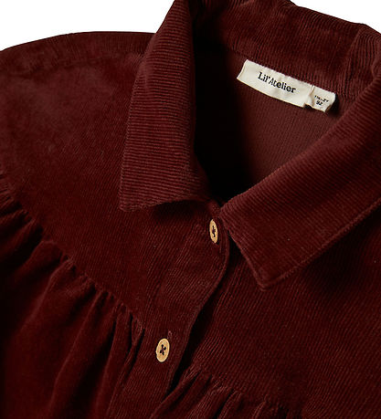 Robe Lil' Atelier - Velours Côtelé - NmfObert - Chaud Chocolate Robe Lil' Atelier - Velours Côtelé - NmfObert - Chaud Chocolate
