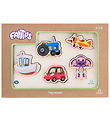 Fantorangen & Fantus Jigsaw Puzzle - Wood - 5 Bricks - Vehicles