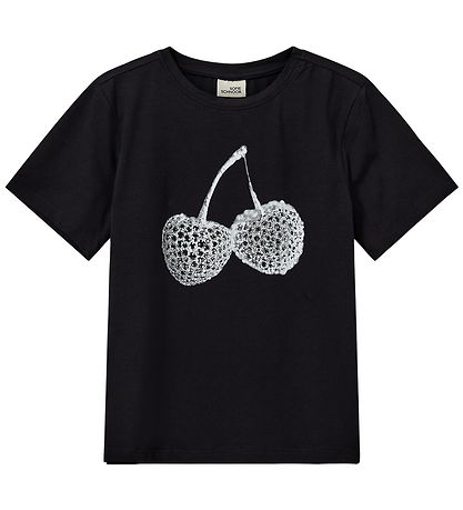 T-Shirt Sofie Schnoor - ZenaSY - Noir av. Imprimé T-Shirt Sofie Schnoor - ZenaSY - Noir av. Imprimé