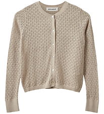 Sofie Schnoor Cardigan - Knitted - CisseSY - Beige w. Pointelle