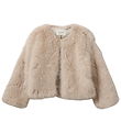 Sofie Schnoor Jacket - Faux Fur - FullaSY - Light Grey