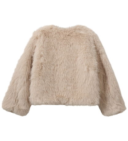 Sofie Schnoor Jacket - Faux Fur - FullaSY - Light Grey