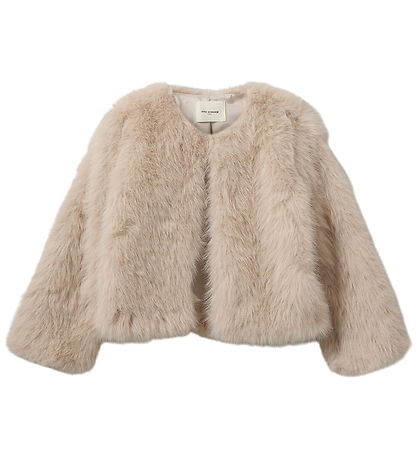 Sofie Schnoor Jacket - Faux Fur - FullaSY - Light Grey