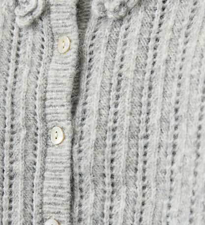 Sofie Schnoor Cardigan - Knitted - Hennysb - Grey Melange w. Poi