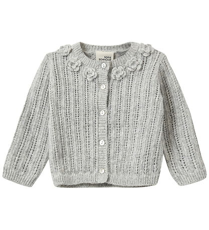 Sofie Schnoor Cardigan - Knitted - Hennysb - Grey Melange w. Poi