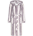 Rosemunde Bathrobe - Fleece - Lilac Stripe