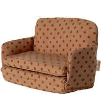Maileg Miniature Sofa - Mouse - Pink w. Dots
