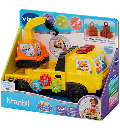 Vtech Activity Toy w. Light/Sound - Crane - DA/NO