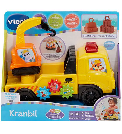 Vtech Activity Toy w. Light/Sound - Crane - DA/NO