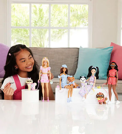 Barbie Doll - 30 cm - Twinning Looks Brunette Polka Dots Barbie Doll - 30 cm - Twinning Looks Brunette Polka Dots
