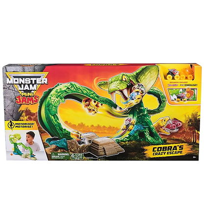 Monster Jam Car Track - Mini Jams Cobras Crazy Escape