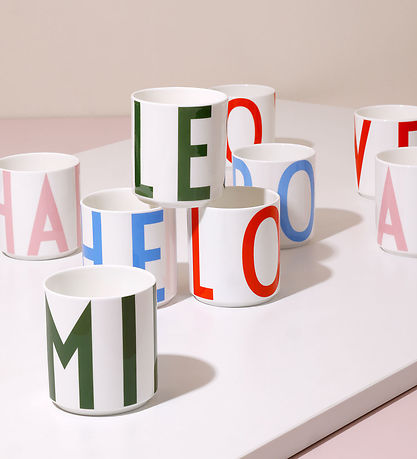 Tasse Design Letters - XL Vintage ABC - Happy - Créole Rose Tasse Design Letters - XL Vintage ABC - Happy - Créole Rose