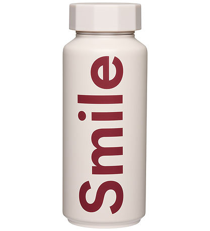 Bouteille Thermos Design Letters - 500 ml - Sourire - Pastel Bei Bouteille Thermos Design Letters - 500 ml - Sourire - Pastel Bei