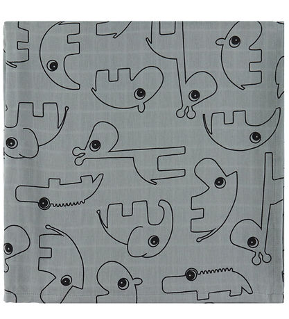 Done by Deer Baby Swaddle - 120x120 cm - 2-Pack - Contour Grey
