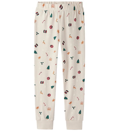 Ensemble de Pyjama Name It - NknVismas - Gris Whitecap/Noël AOP Ensemble de Pyjama Name It - NknVismas - Gris Whitecap/Noël AOP
