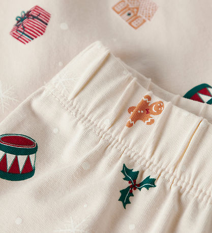 Ensemble de Pyjama Name It - NknVismas - Gris Whitecap/Noël AOP Ensemble de Pyjama Name It - NknVismas - Gris Whitecap/Noël AOP