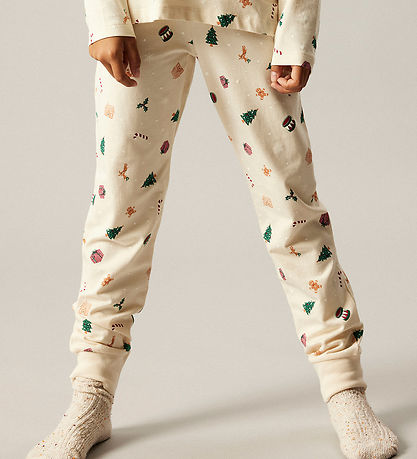 Ensemble de Pyjama Name It - NknVismas - Gris Whitecap/Noël AOP Ensemble de Pyjama Name It - NknVismas - Gris Whitecap/Noël AOP
