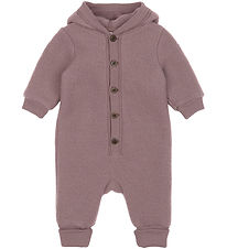 Mikk-Line Pramsuit w. Hood - Wool - Twilight Mauve
