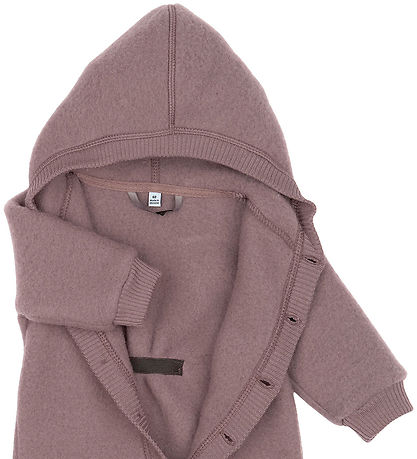 Mikk-Line Pramsuit w. Hood - Wool - Twilight Mauve