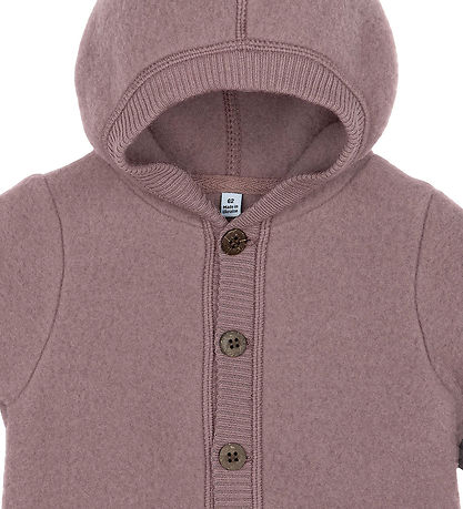 Mikk-Line Pramsuit w. Hood - Wool - Twilight Mauve
