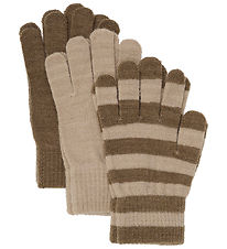 Minymo Handschuhe - 3er-Pack - Wolle - Karibu