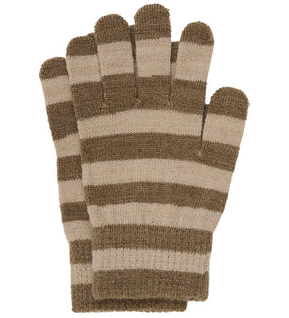 Minymo Handschuhe - 3er-Pack - Wolle - Karibu
